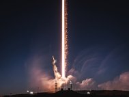 Старт Falcon 9 22 февраля 2018 года