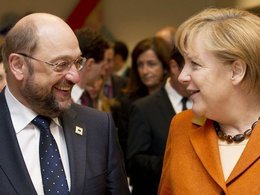Ангела Меркель и Мартин Шульц