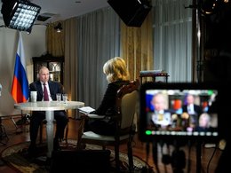 Владимир Путин дает интервью NBC News
