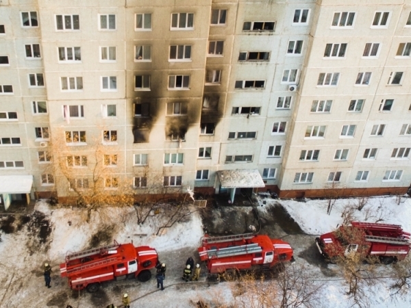Взрыв газа в Омске