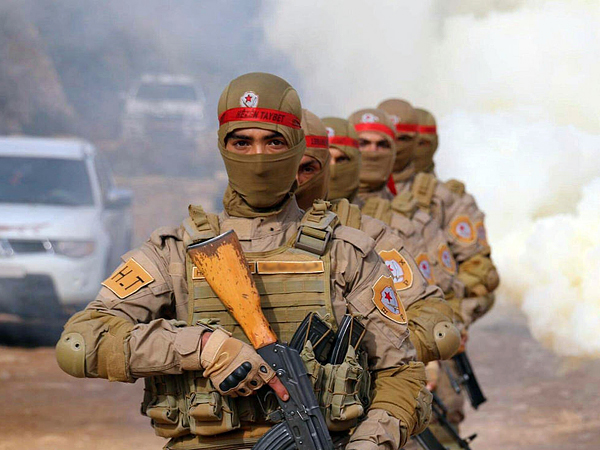 Курдские бойцы