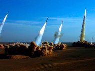 Пуск тактических ракет