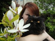 Юлия Скрипаль с котом
