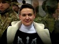 Надежда Савченко в Шевченковском суде Киева