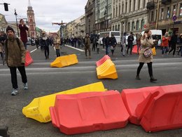 После акции протеста в Санкт-Петербурге