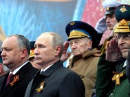 Владимир Путин на Параде Победы