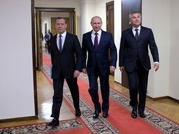 Владимир Путин, Дмитрий Медведев, Вячеслав Володин