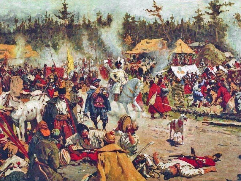 В смутное время (Лагерь самозванца). Сергей Иванов, 1908
