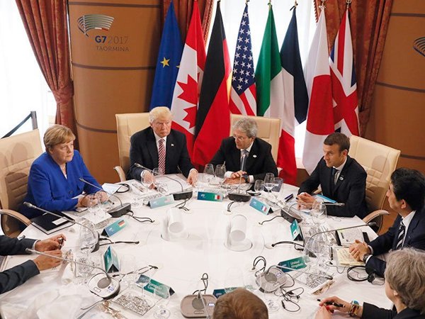 Встреча лидеров Евросоюза и США