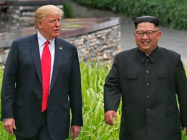Дональд Трамп и Ким Чен Ын