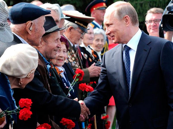 Пенсионеры благодарят В.Путина