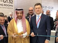 Открытие стенда Королевства Саудовская Аравия