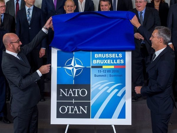Открытие саммита НАТО, 11 июля 2018 г