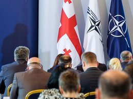 Встреча делегатов Грузии и НАТО