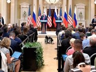 Совместная пресс-конференция Владимира Путина и Дональда Трампа