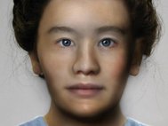 Реконструкция лица женщины, на костях которой была обнаружена ДНК бактерии, вызывающей паратиф C