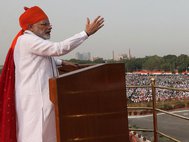 Выступление премьер-министра Индии