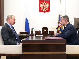 Рабочая встреча Владимира Путина с Михаилом Бабичем