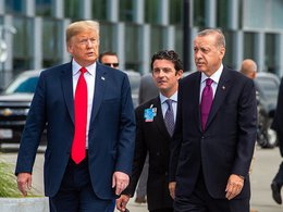 Дональ Трамп и Реджеп Эрдоган на саммите НАТО