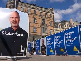 Щвеция. Предвыборная агитация