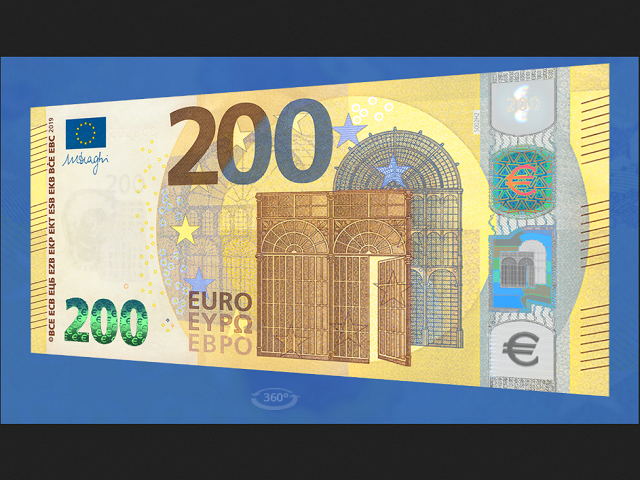 Новая банкнота 200 евро