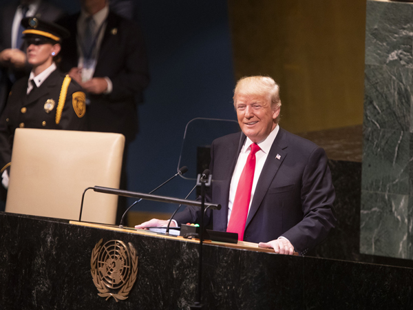 Дональд Трамп на Генеральной ассамблее ООН