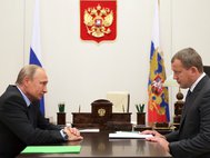 Владимир Путин и Сергей Морозов