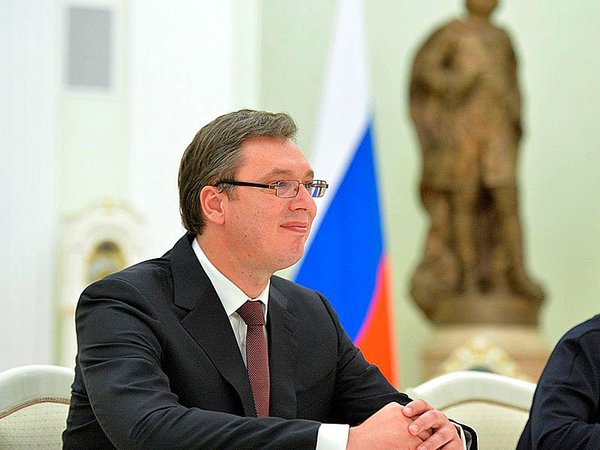 Александр Вучич в Кремле