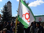 Митинг против новых границ между Ингушетией и Чечней
