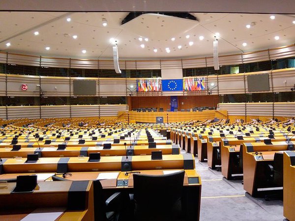 Зал совещаний Европарламента