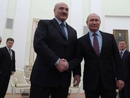А.Лукашенко и В.Путин