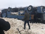 Авария автобуса в Калужской области