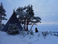 Зима в арктических широтах