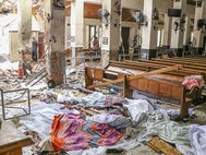 Взрыв в церкви Шри-Ланки