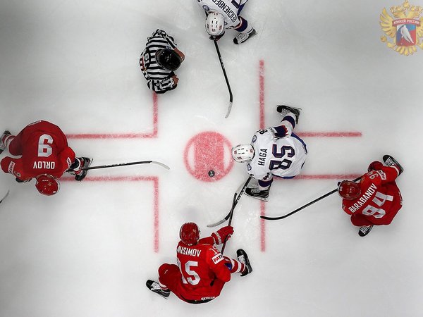 Матч ЧМ-2019 по хоккею между сборными России и Норвегии