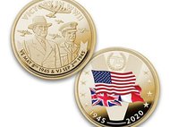 Американская монета в честь 75-летия со дня окончания Второй мировой войны