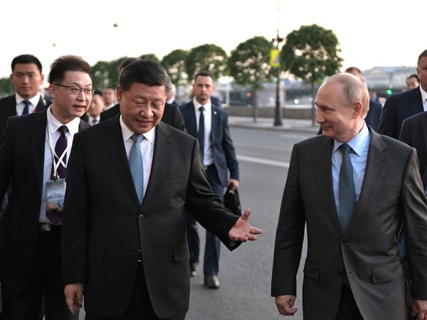 Владимир Путин и Си Цзиньпин