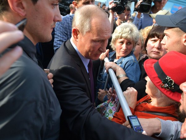 В. Путин в Иркутской области