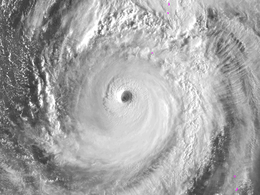 Тайфун «Хагибис», спутниковый снимок
