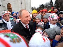 Владимир Путин и дети