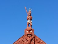 Крыша дома собраний маори
