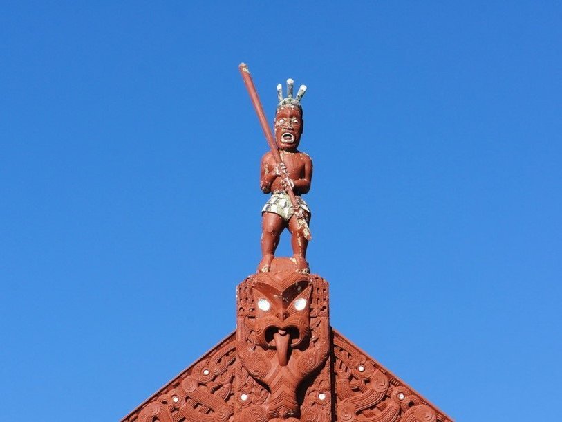Крыша дома собраний маори