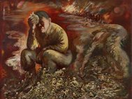 «Каин, или Гитлер в аду». Георг Гросс, 1944