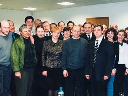 Предвыборный штаб Владимира Путина. 11 марта 2000 г.