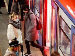 Пассажиры московского метро