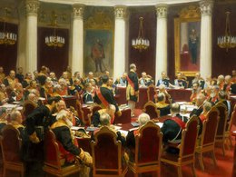 Торжественное заседание Государственного совета 7 мая 1901 года в день столетнего юбилея со дня его учреждения, Илья Репин, Википедия