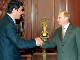 Борис Немцов и Владимир Путин в 2000 году