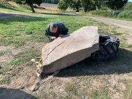 Магнус Келлстрем у камня