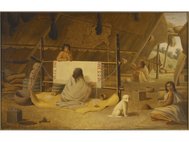 A Woman Weaving a Blanket. Пол Кейн, 1849-1856