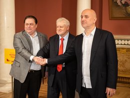 Геннадий Семигин, Сергей Миронов и Захар Прилепин